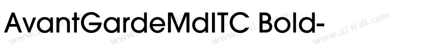 AvantGardeMdITC Bold字体转换